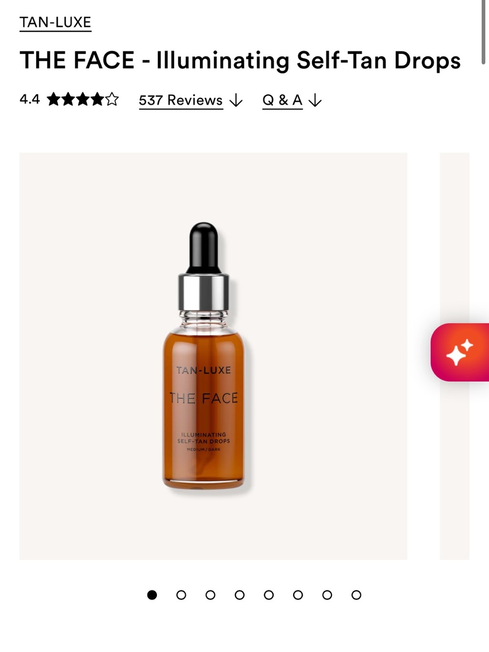 Tan Luxe Face Drops